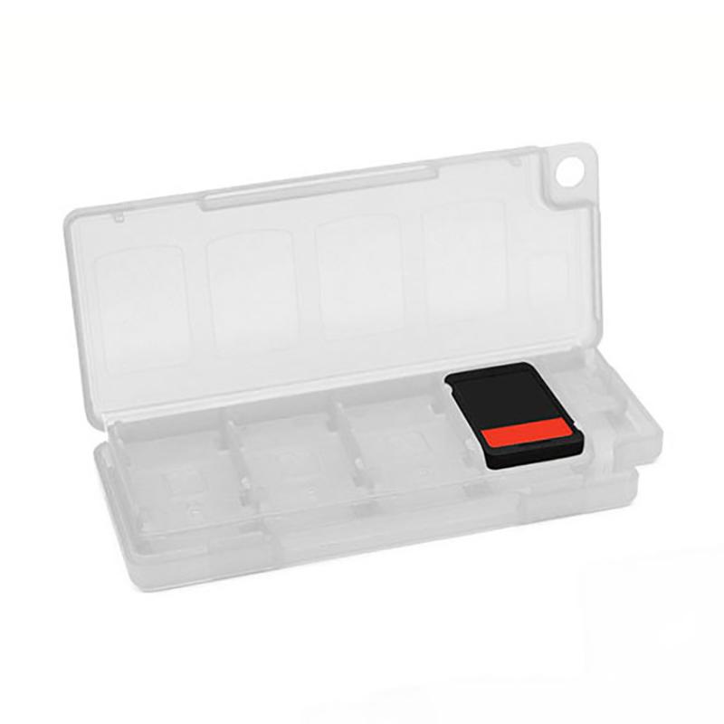 Hộp đựng thẻ 10 trong 1 Hộp đựng bảo vệ thẻ trò chơi Vỏ bảo vệ cho công tắc Hộp đựng thẻ trò chơi Hộp đựng tổ chức Màu sắc: WT