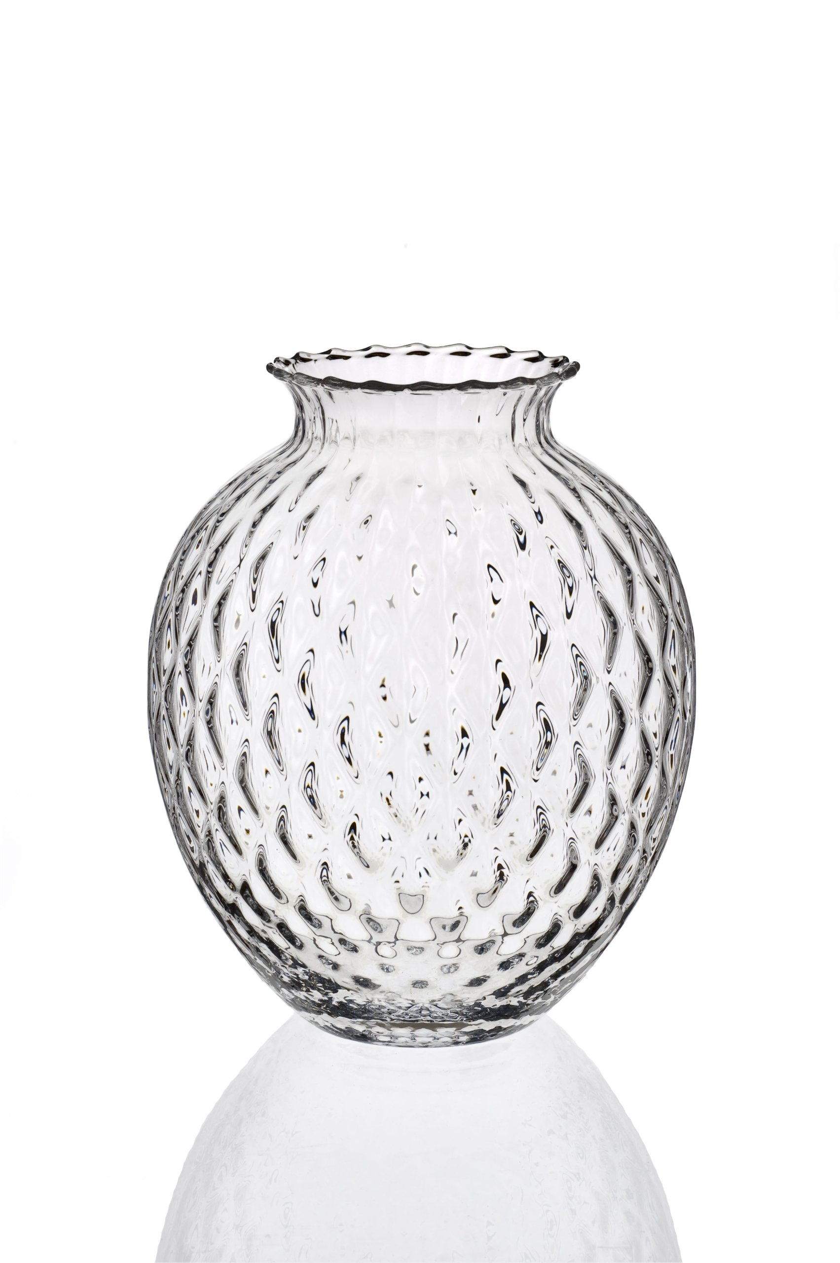 Lọ hoa IVV Infiore trắng 25cm Hàng chính hãng