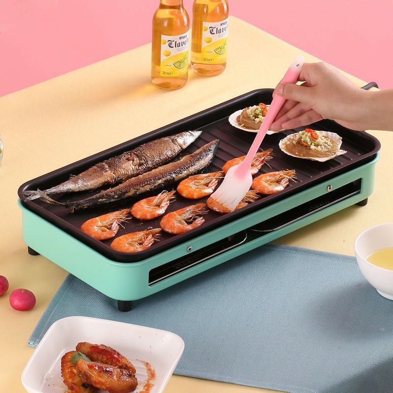 Bếp Nướng Điện BBQ Không Khói Hàn Quốc MR-001 1600w Kèm Vỉ Nướng Và Khay Nướng