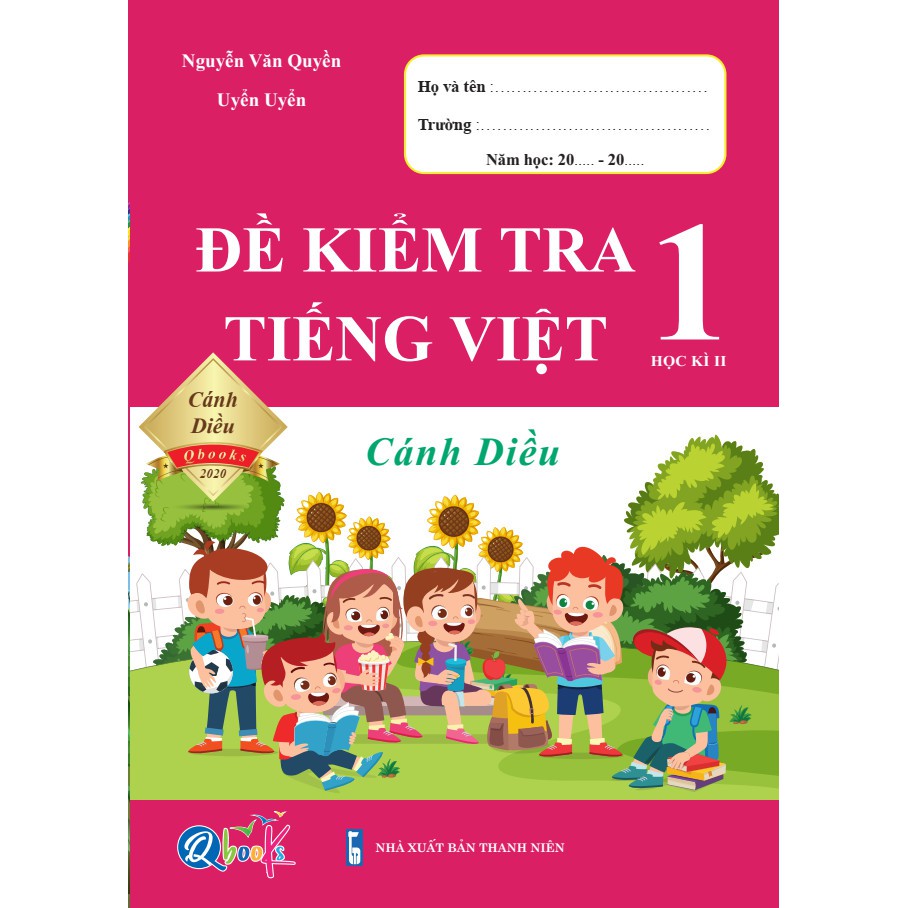 Sách - Combo 4 Cuốn Đề Kiểm Tra và Bài Tập Tuần Toán và Tiếng Việt 1 - Cánh Diều - Học Kì 2