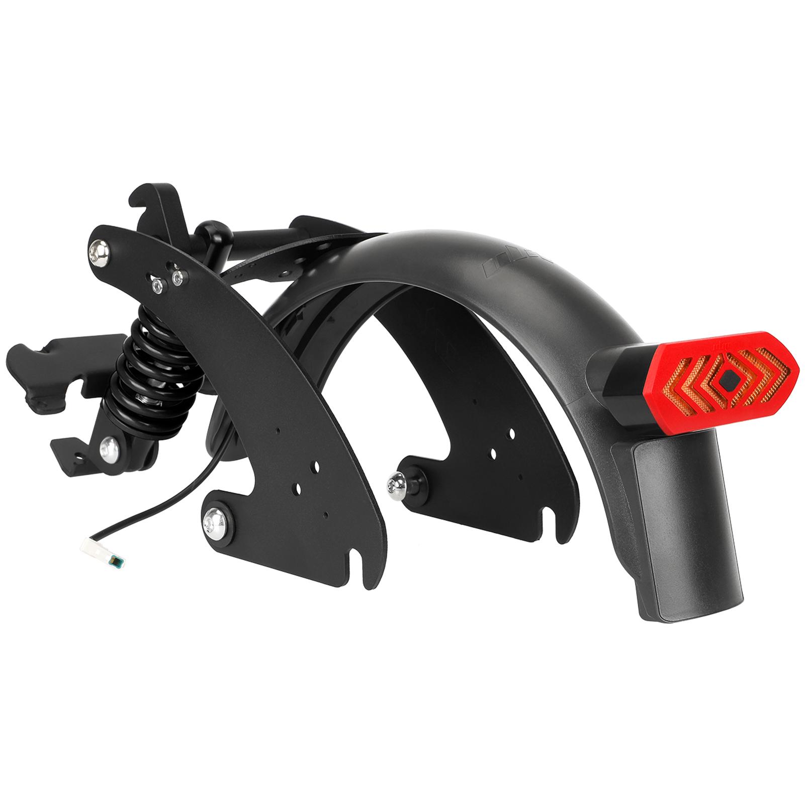 Rear Suspension Kit with Mudguard and LED Taillight for Ninebot Max G30 Electric Scooter Shock Absorption Accessories
