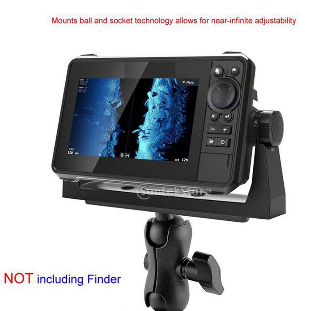 Fish Finder Mount Nylon Ball-Mount Holder Bracket Rack Swivel Mounting Plate