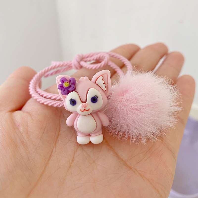 Set 5 Cột Tóc Vải Hình Thỏ