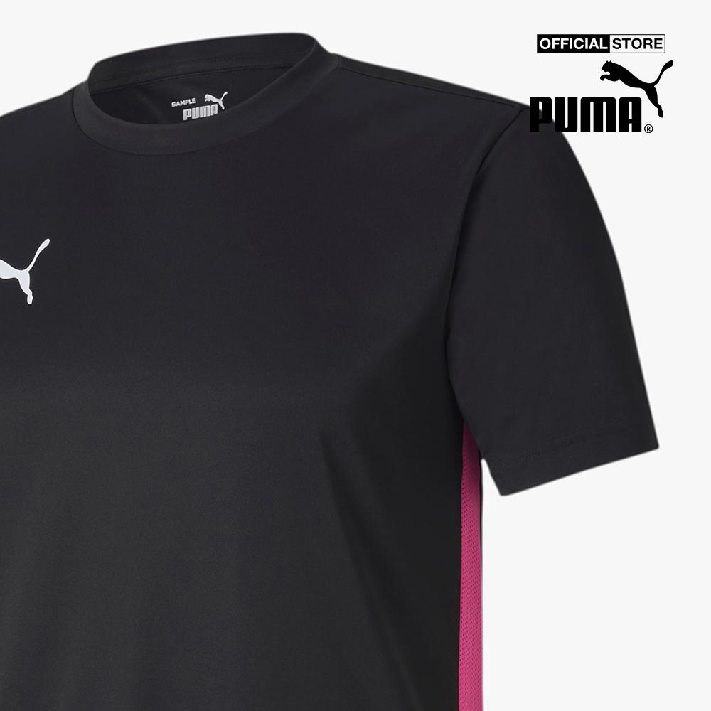 PUMA - Áo thun thể thao cổ tròn tay ngắn phom trẻ em Teamsport 656811