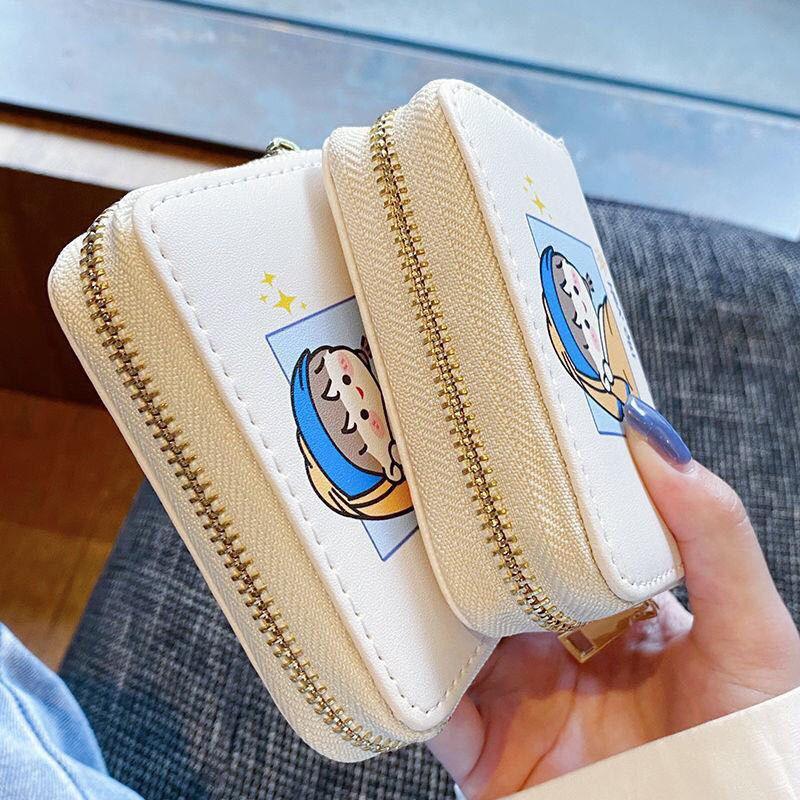Ví nữ mini cầm tay ngắn cute hot trend dễ thương đẹp bỏ túi đựng thẻ nhiều ngăn nhỏ gọn thời trang Hàn Quốc cao cấp giá rẻ LUKADO