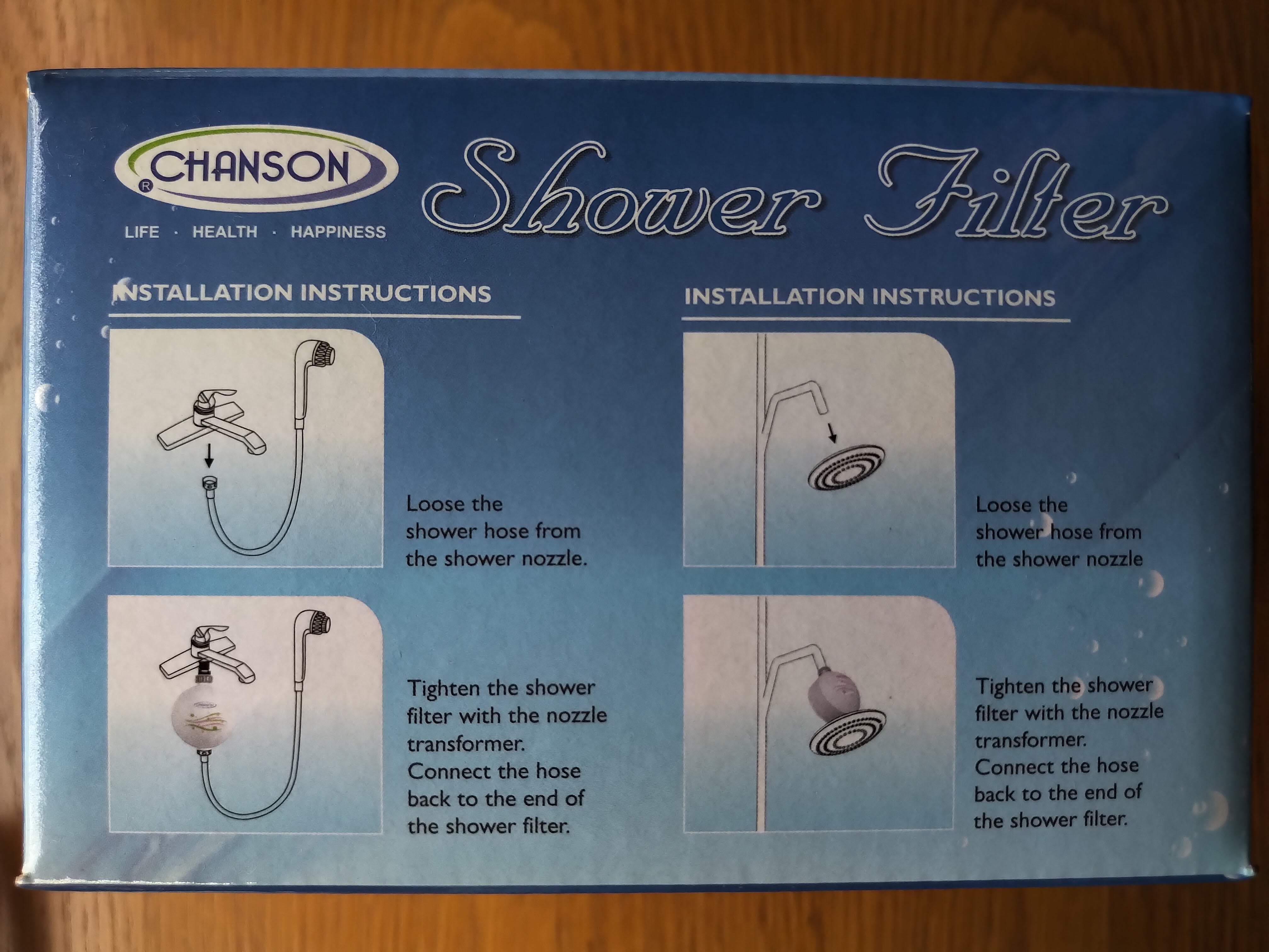Lọc Nước Tắm Chanson - Spa Shower Model BF-007, lọc clo (chlor) và cloramin (chloramine). Lọc Trên 20.000 lít trong 1 năm - Màu Trắng - nhập khẩu chính hãng - Giao toàn quốc miễn phí