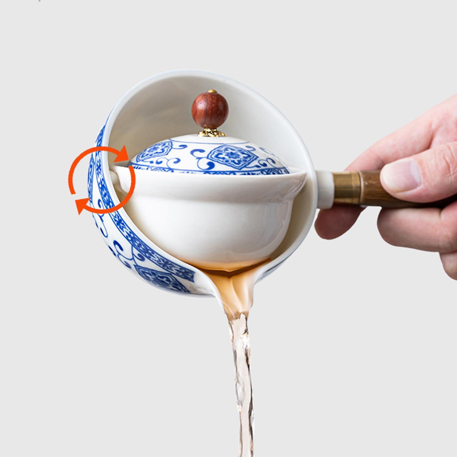 Side Handle Tea Maker Ceramic Teapot kettle for Travel