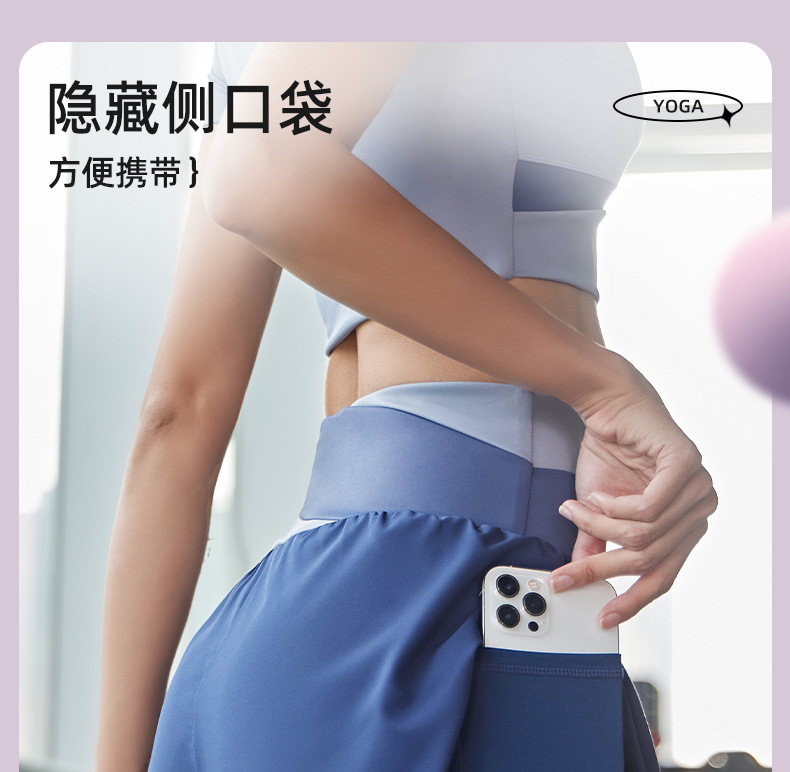 Quần Đùi Nhanh Khô Thoáng Khí Tập Thể Dục Chạy Bộ Cho Nữ Lưng Cao