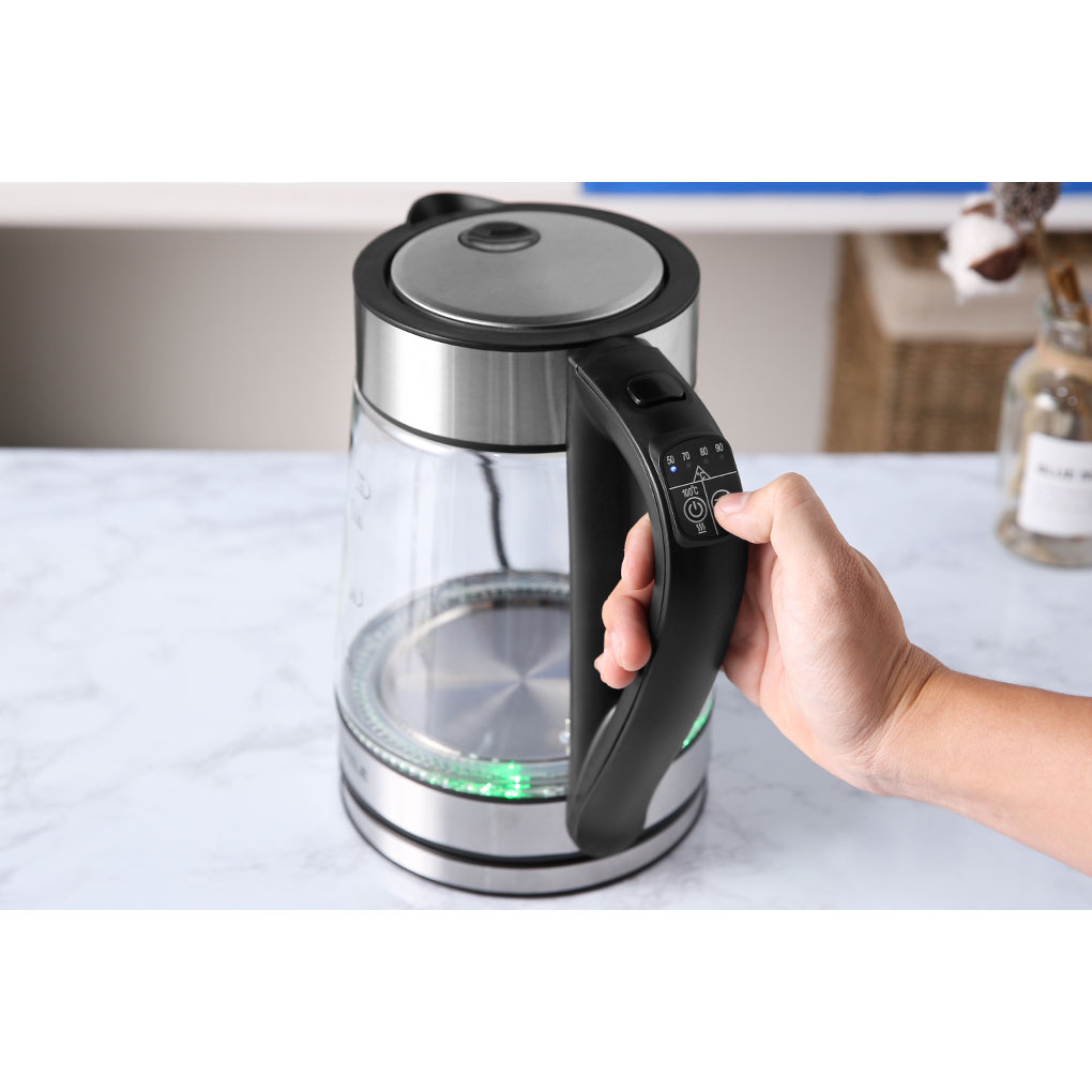 Ấm Đun Nước Mặt Kính Hafele T-602C (1.7 Lít) - Hàng Chính Hãng 