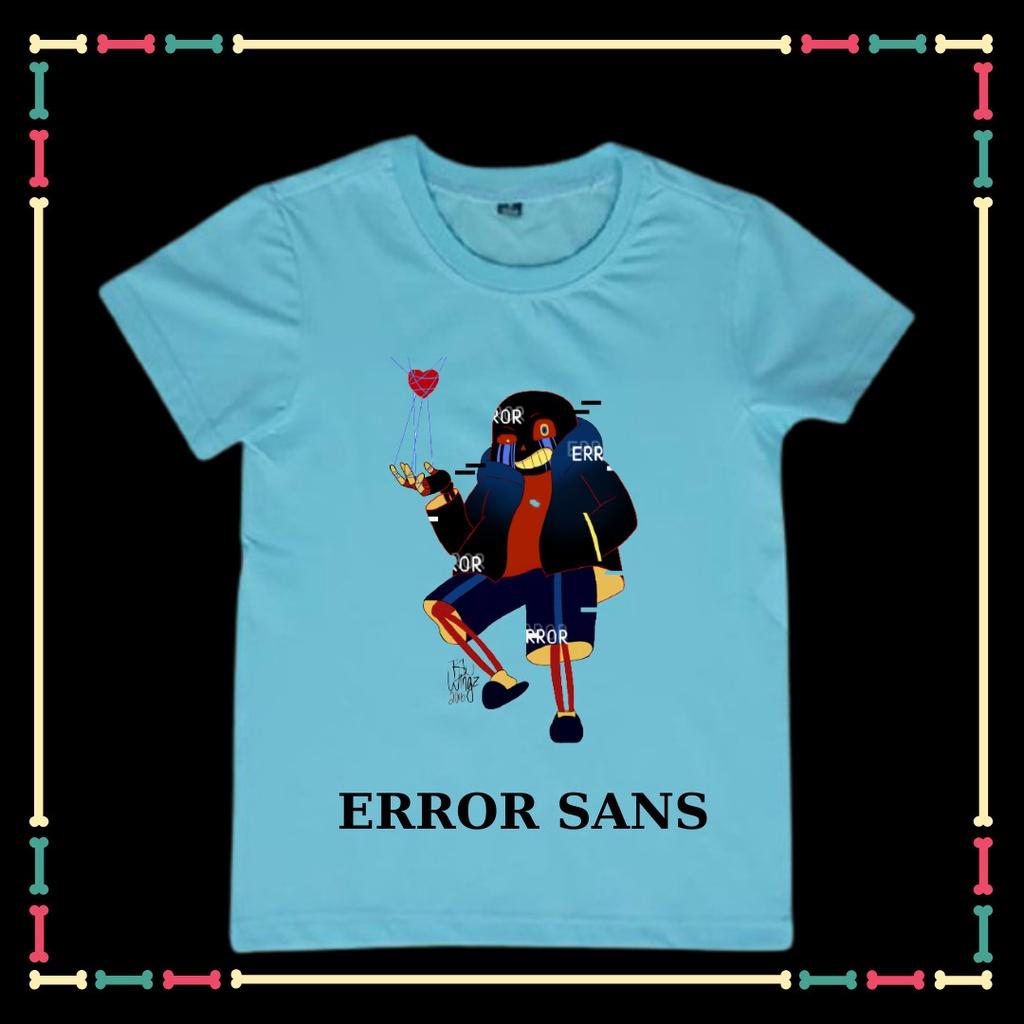 ÁO THUN XỊN XÒ CHO BÉ TRAI IN HÌNH ERROR SANS