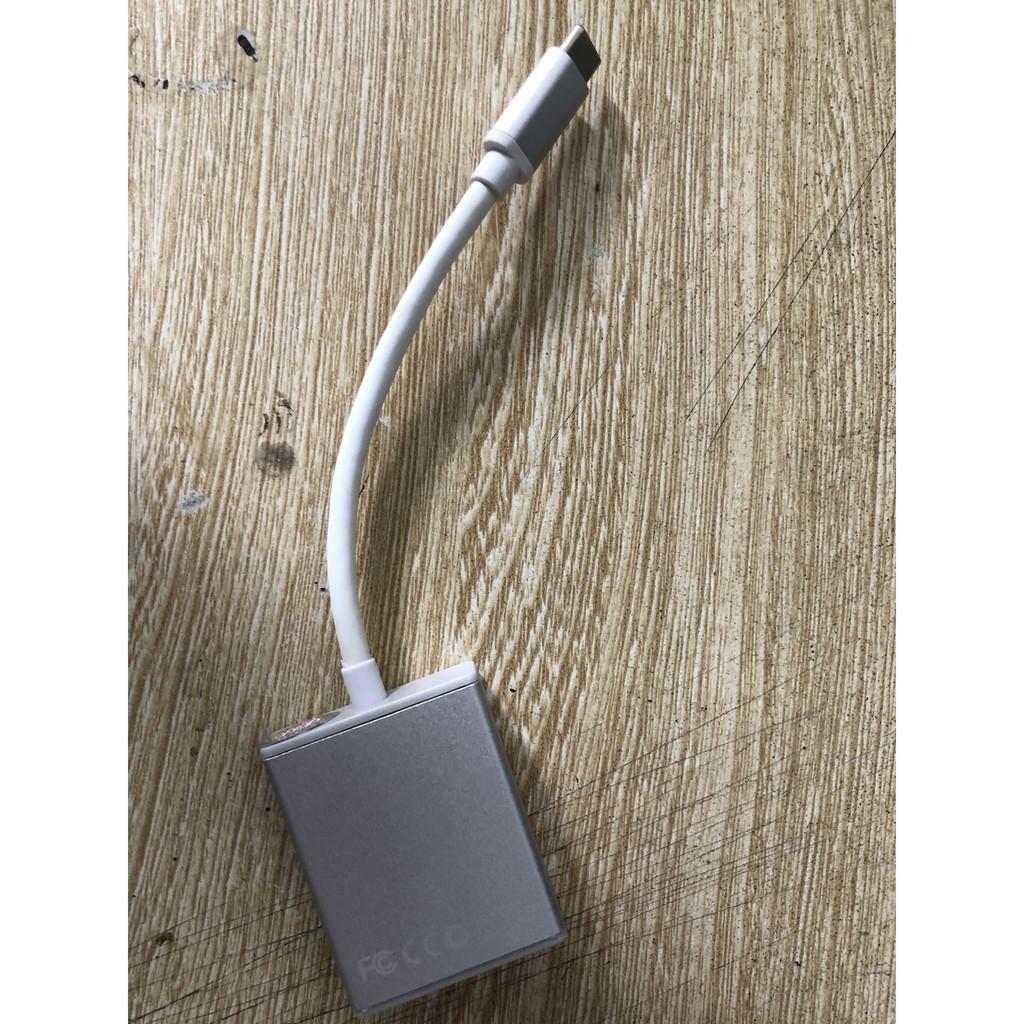 Cáp chuyển đổi USB Type C sang HDMI kết nối tivi, máy chiếu