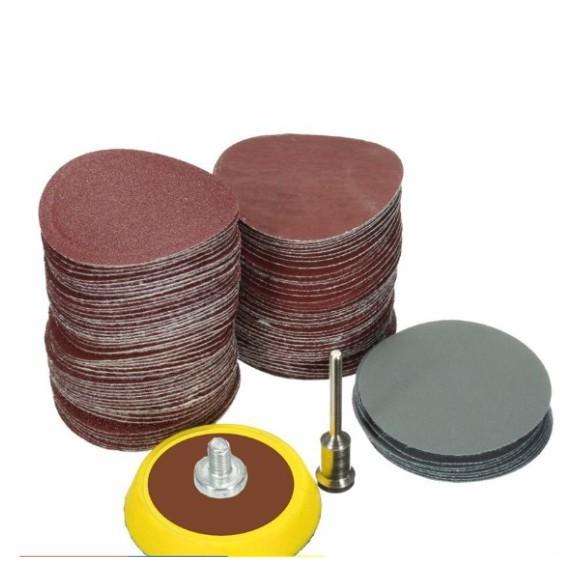 Bộ 12 Tờ Nhám Đĩa Tròn Dán 4 Inches 10 mm Đủ Số Từ 120 Đến 5000 - Trường Thịnh Sài Gòn