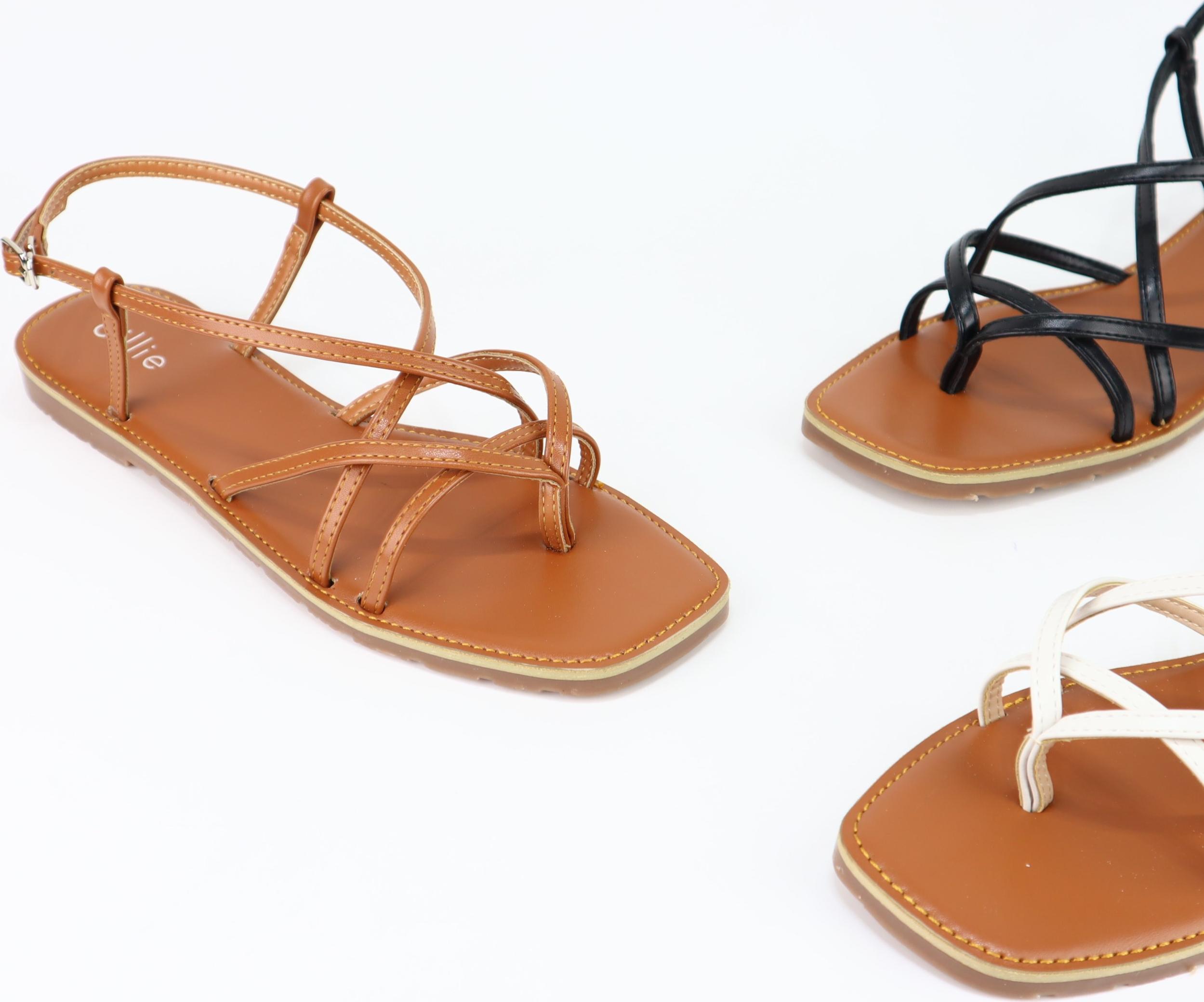 Giày sandal xỏ ngón đế bệt Cillie 1061