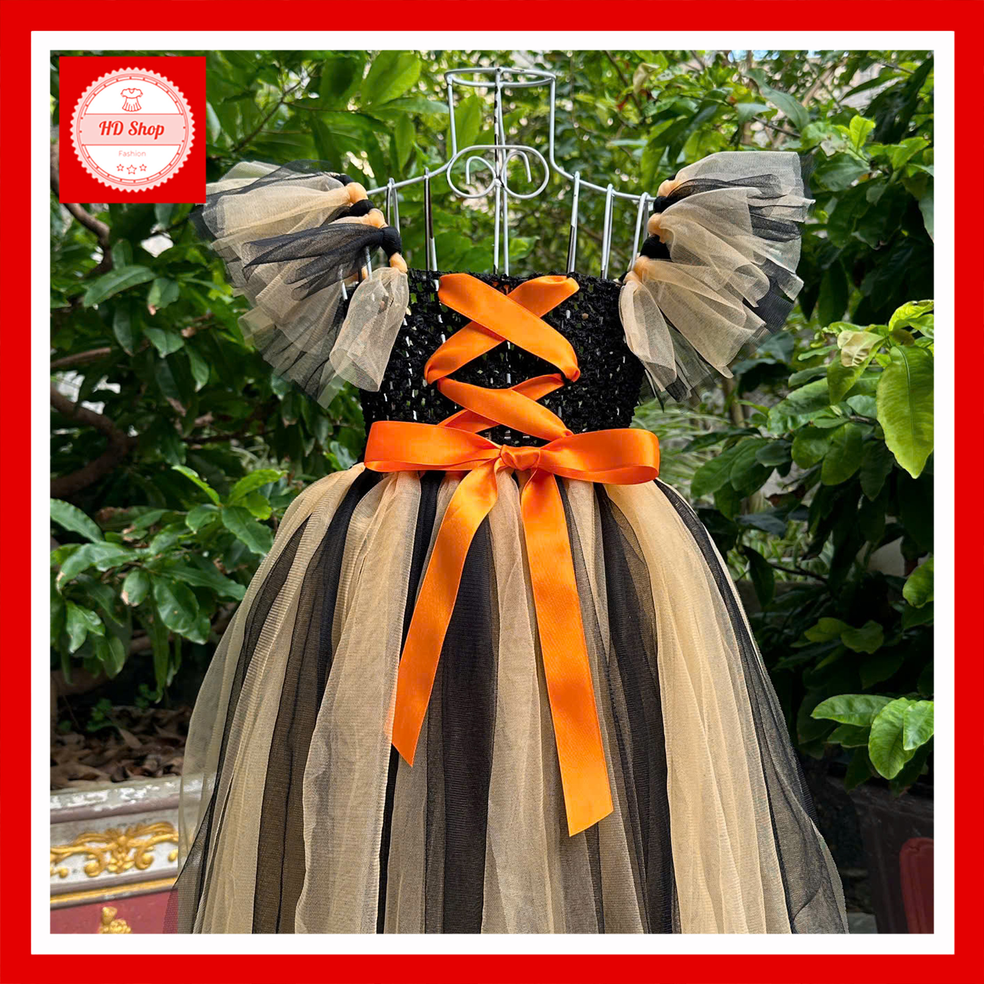 Đầm Halloween dễ thương cho bé gái