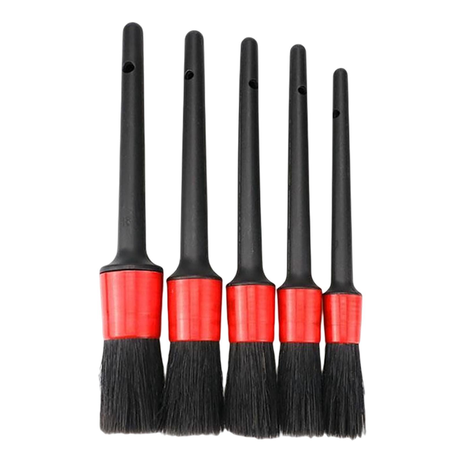5 Pcs Detailing Brush Kit Auto Parts for  Wheel Motorcycles