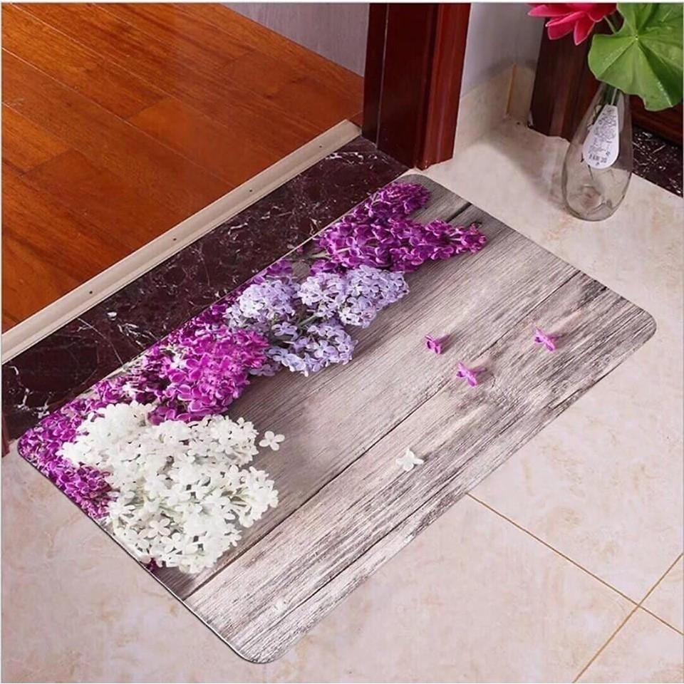 Thảm lau chân sỏi 3d siêu thấm
