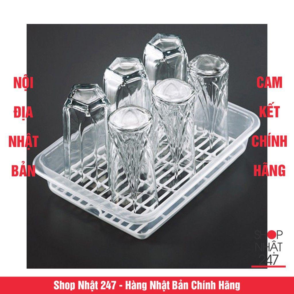 Khay úp cốc ly, chén nhựa cao cấp an toàn inomata nội địa Nhật Bản