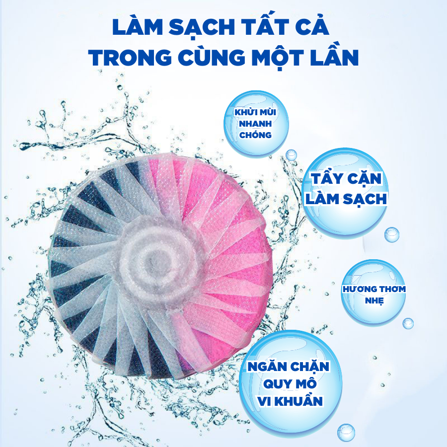 Viên thả bồn cầu tẩy sạch mảng bám khử mùi Hàn Quốc, viên tẩy bồn cầu cực kỳ tiện lợi - Huy Tưởng