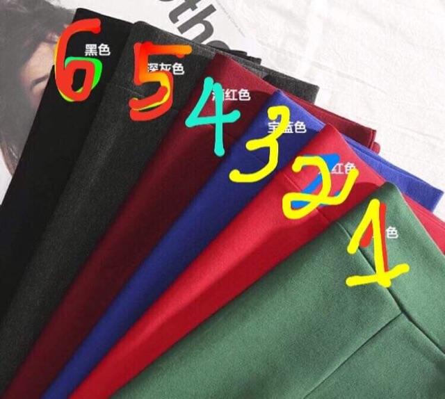 Chân váy bút chì sẻ đùi ️ phối ren dài thời trang