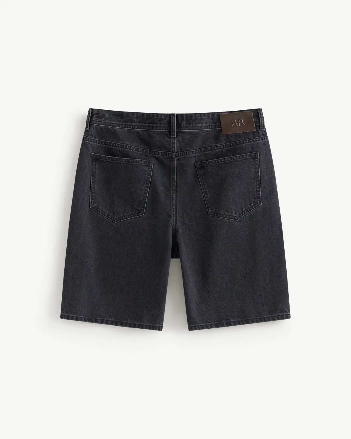 Quần Short Denim Nam / Quần short jean màu Dark Grey Form Straight - ROUTINE 10F25DPS005