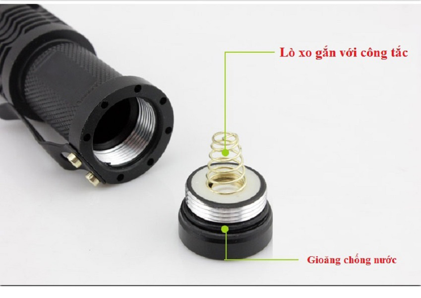 Đèn pin mini cầm tay siêu sáng, nhỏ gọn, tiện dụng M5