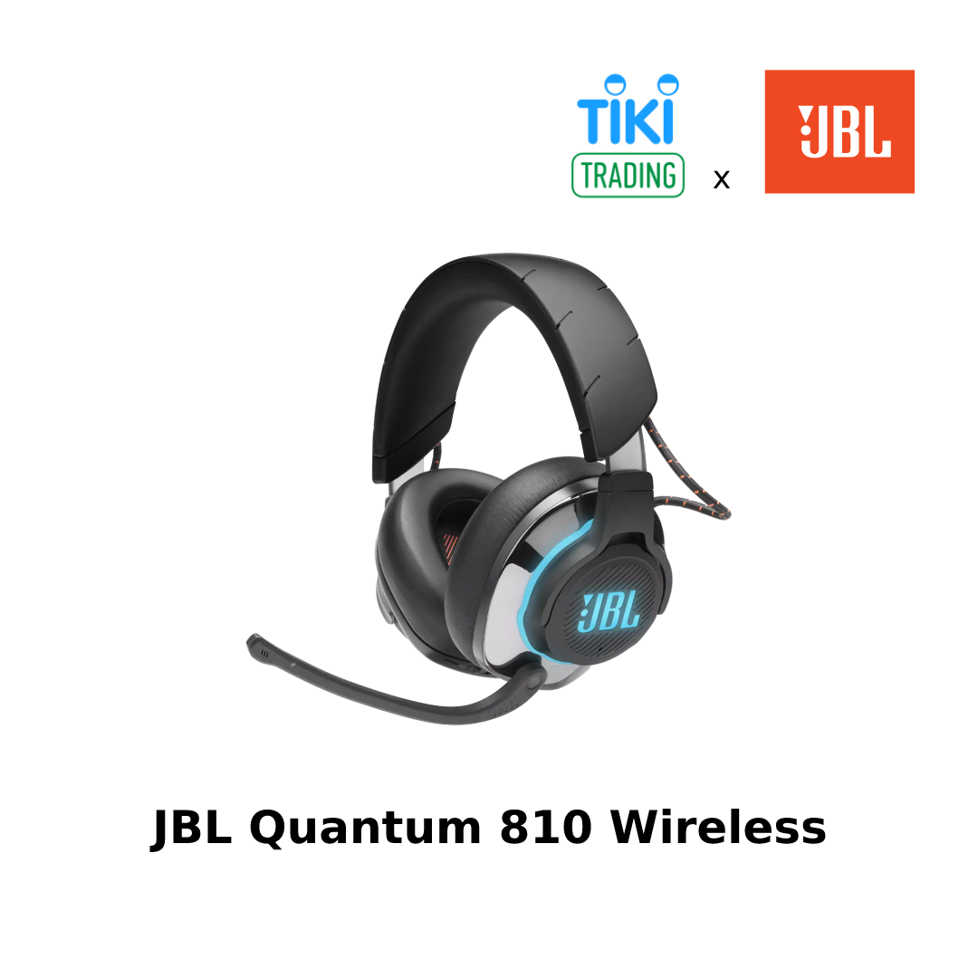 Tai nghe chụp tai không dây Gaming JBL Quantum 810 Wireless JBLQ810WLBLK - Hàng chính hãng