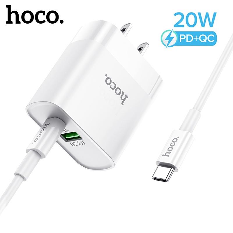 Củ Sạc Nhanh HOCO 100% C80 Pd 20W 3.0 Pd US Cho Samsung S22 Mate 40 US