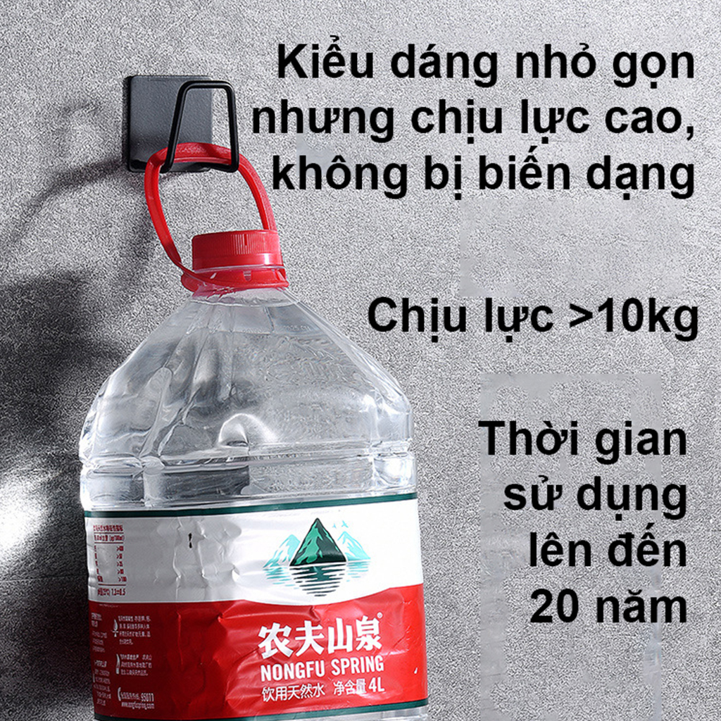 Móc Dán Tường Inox 304 Dùng Keo 3M Siêu Chắc, Chịu lực lên đến hơn 20kg, Nhiều Kiểu Dáng Đẹp