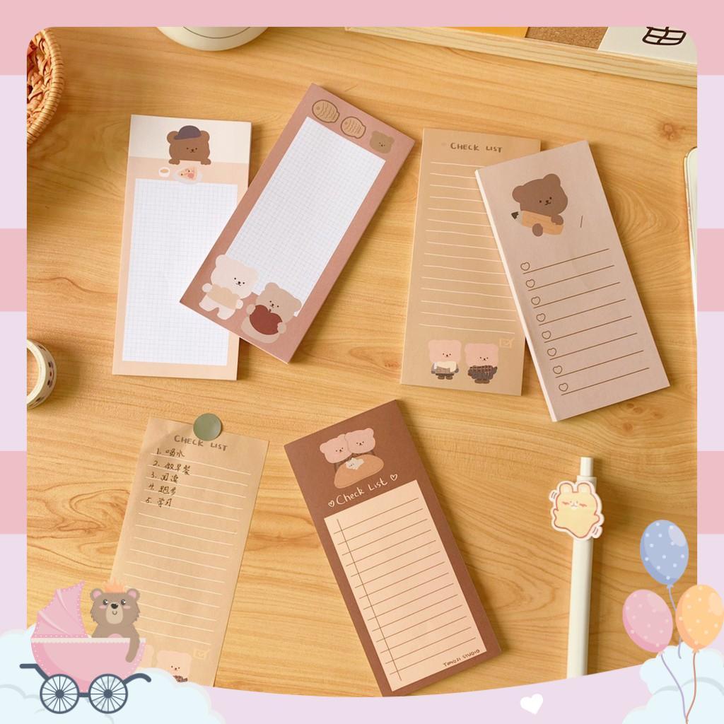 Set 50 tờ Giấy Note, Giấy Ghi Chú, Note To Do List Dễ Thương