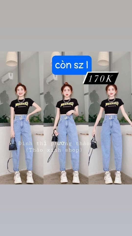 BÒ bê xịn xò đây ạ Quần baggy bò cạp nhiều khuy hàng đẹp trend cho hè 2021 đây ạ