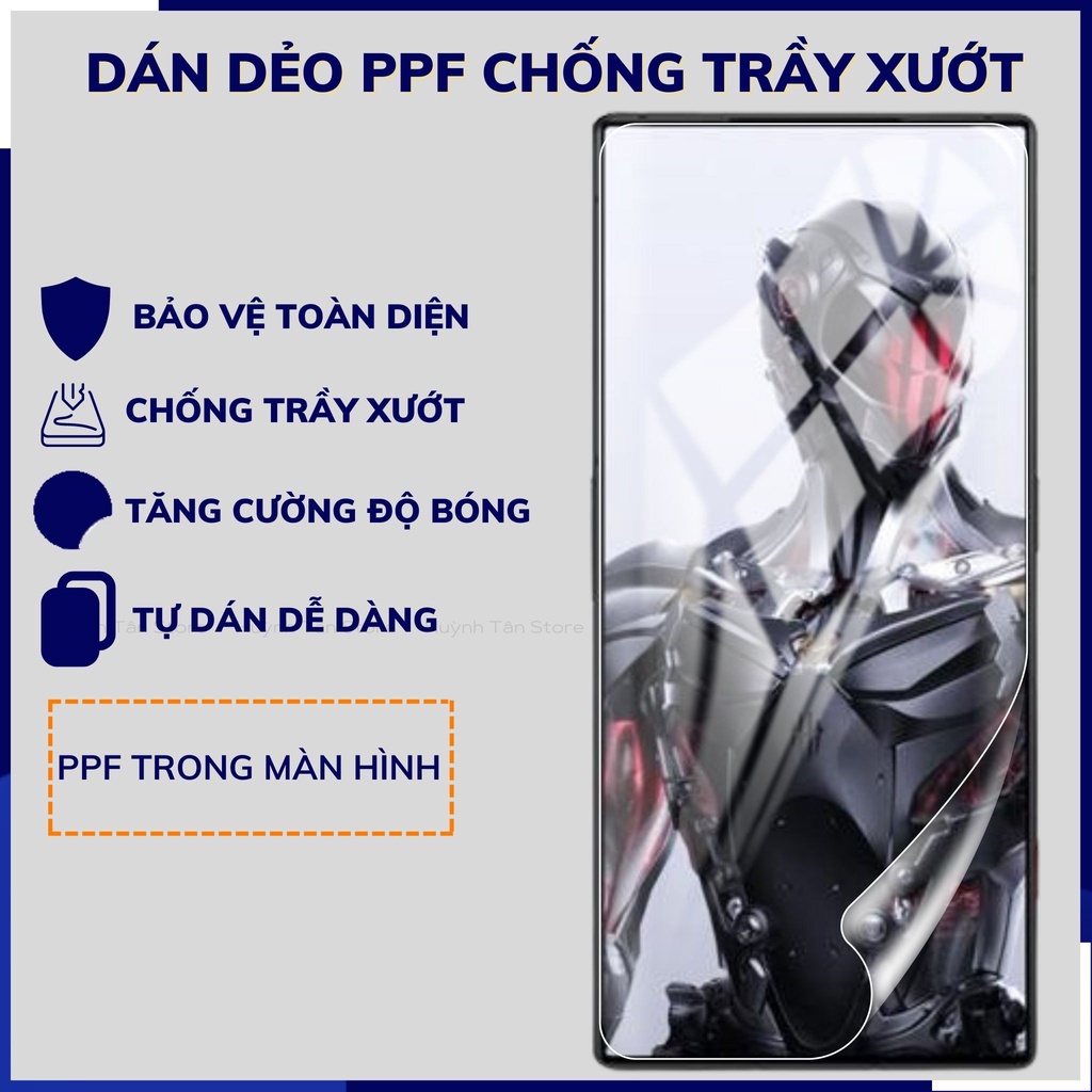 Dán dẻo PPF nubia redmagic 8 pro trong suốt hoặc nhám chống bám vân tay bảo vệ điện thoại mua 1 tặng 1 huỳnh tân store