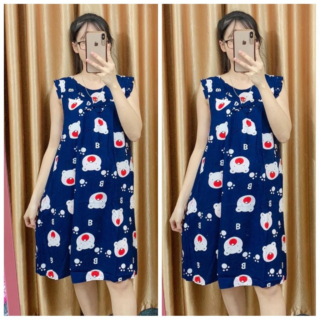 VÁY LANH BẦU MẶC NHÀ CHẤT MÁT