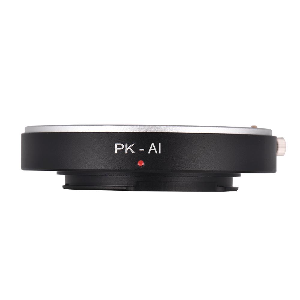 PK-AI Lens Mount Adapter Ring with Optical Glass for Pentax K Mount Lens to Fit for Nikon AI F Mount Camera Body Focus