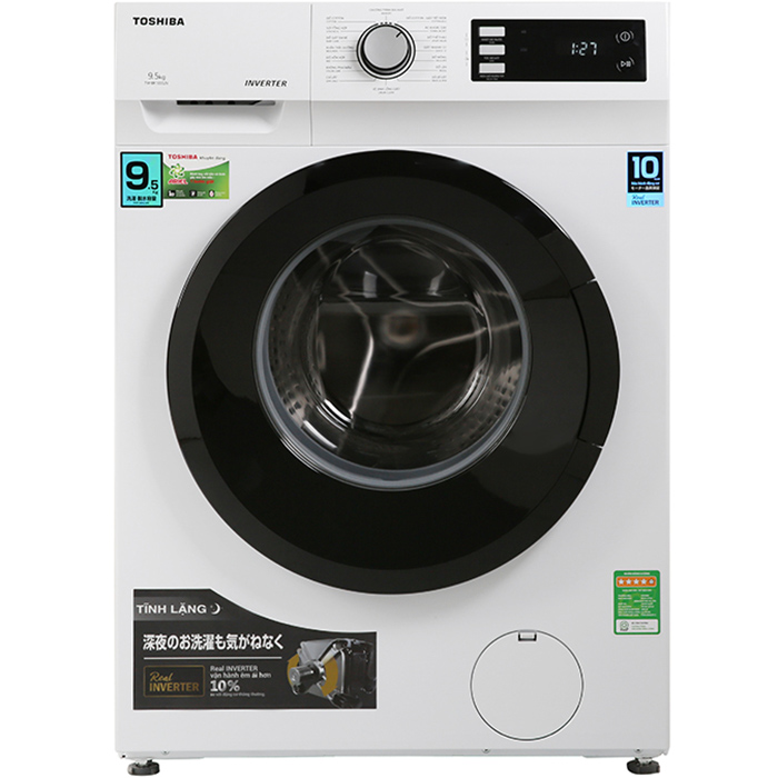 Máy giặt Toshiba Inverter 9.5 Kg TW-BK105S2V(WS) - Chỉ giao HCM - Máy giặt | SieuThiChoLon.com
