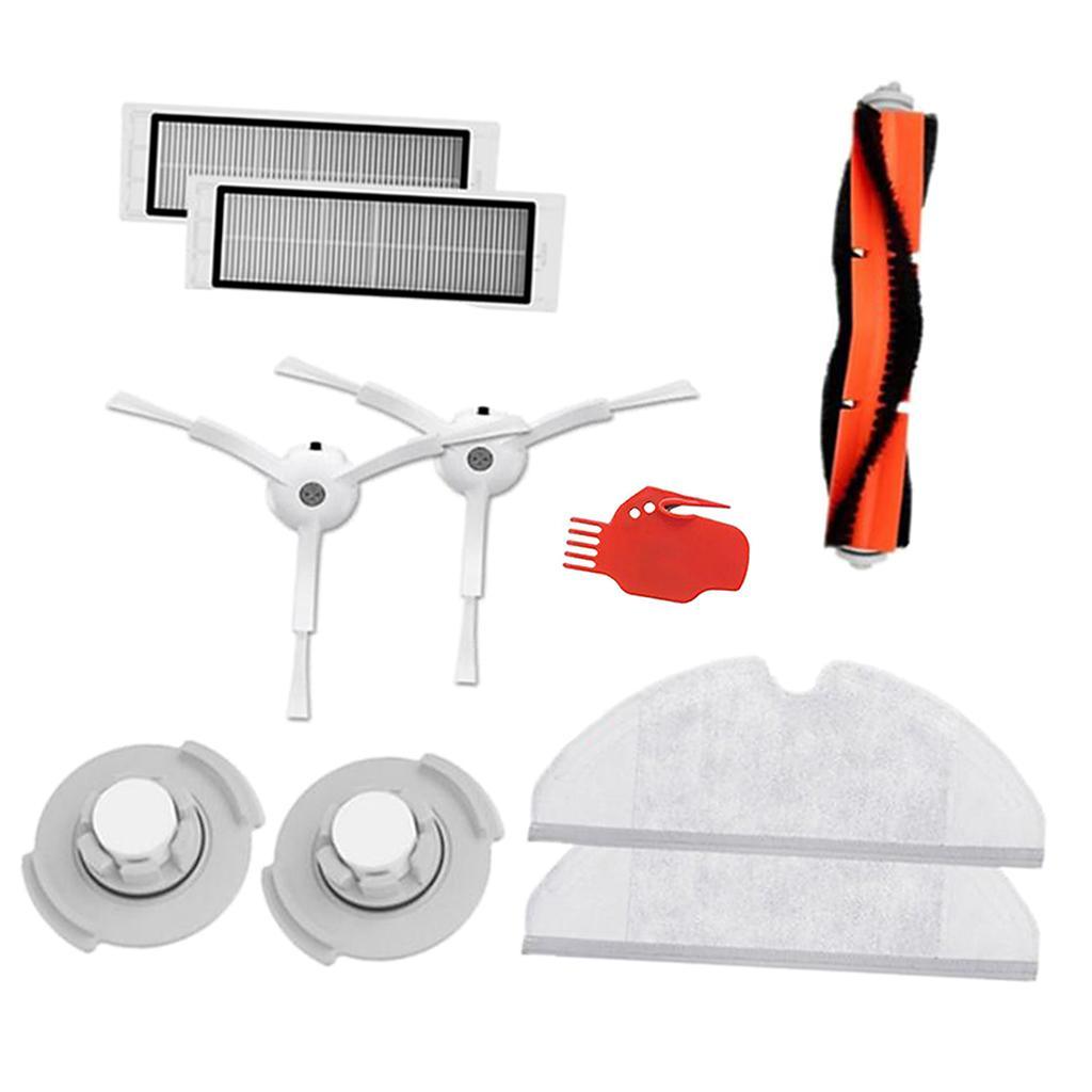 10pcs Main Brush HEPA Filter Side Brush for Robot Vacuum Cleaner