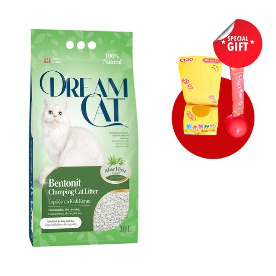 Cát vệ sinh cho mèo DREAMCAT - Dòng Aloe Vera Scented (Hương Nha đam) 5L