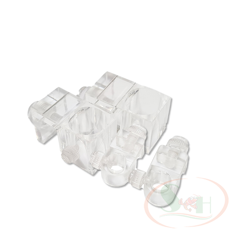 Kẹp mica Ebi-VN định hình ống 10, 12, 16, 20 mm in out thay nước bể cá tép thủy sinh