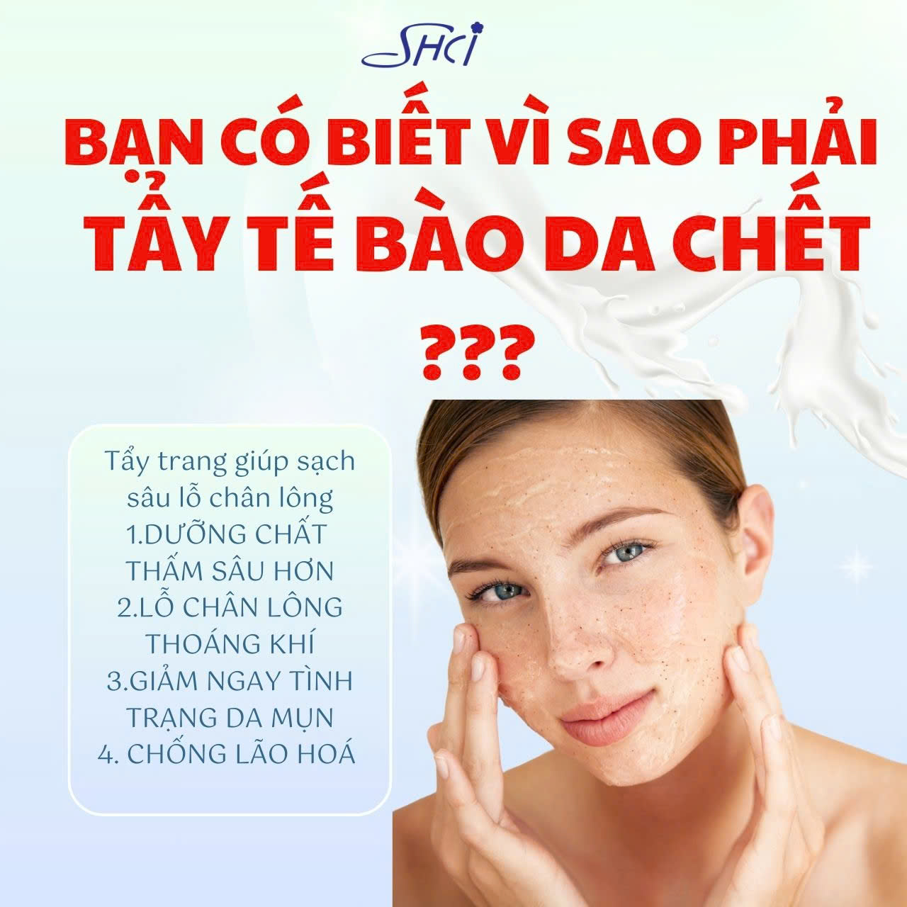 Gel Tẩy Tế Bào Chết SHCI Hatomugi Làm Sạch Sâu Chiết Xuất Hạt Ý Dĩ Dành Cho Da Mặt (Tuýp 120G)