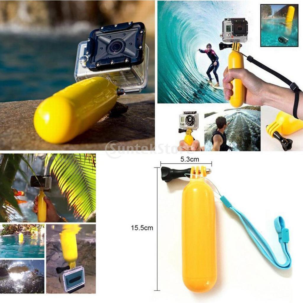 Waterproof Action Camera Accessories Kits Bundle Floating Mount for