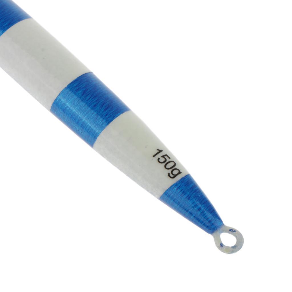 150g 18cm Metal Fishing Lure Vertical Jigging Bait Hard Heavy Weight Bait Crankbait for Casting