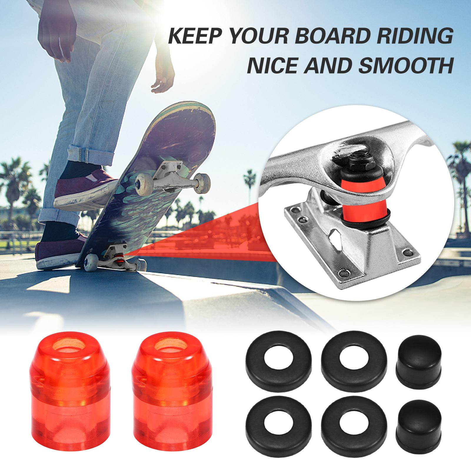Bộ phụ kiện ván trượt ván longboard, có ống đệm cho 2 bánh xe