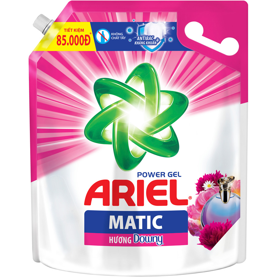 Combo 2 Nước Giặt Ariel Matic Hương Downy 3.2kg