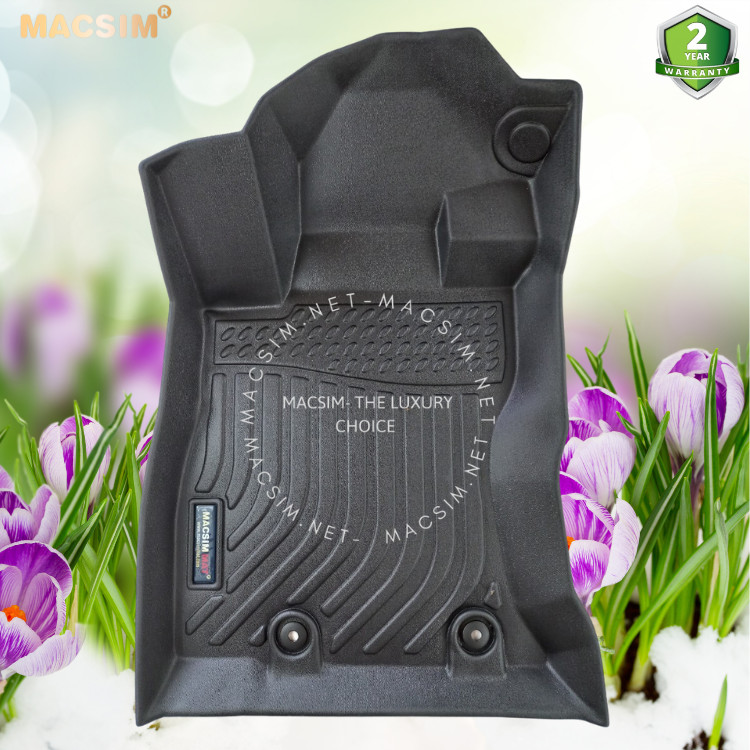 Thảm lót sàn xe ô tô Subaru Forester 2019+ Nhãn hiệu Macsim chất liệu nhựa TPE cao cấp màu đen
