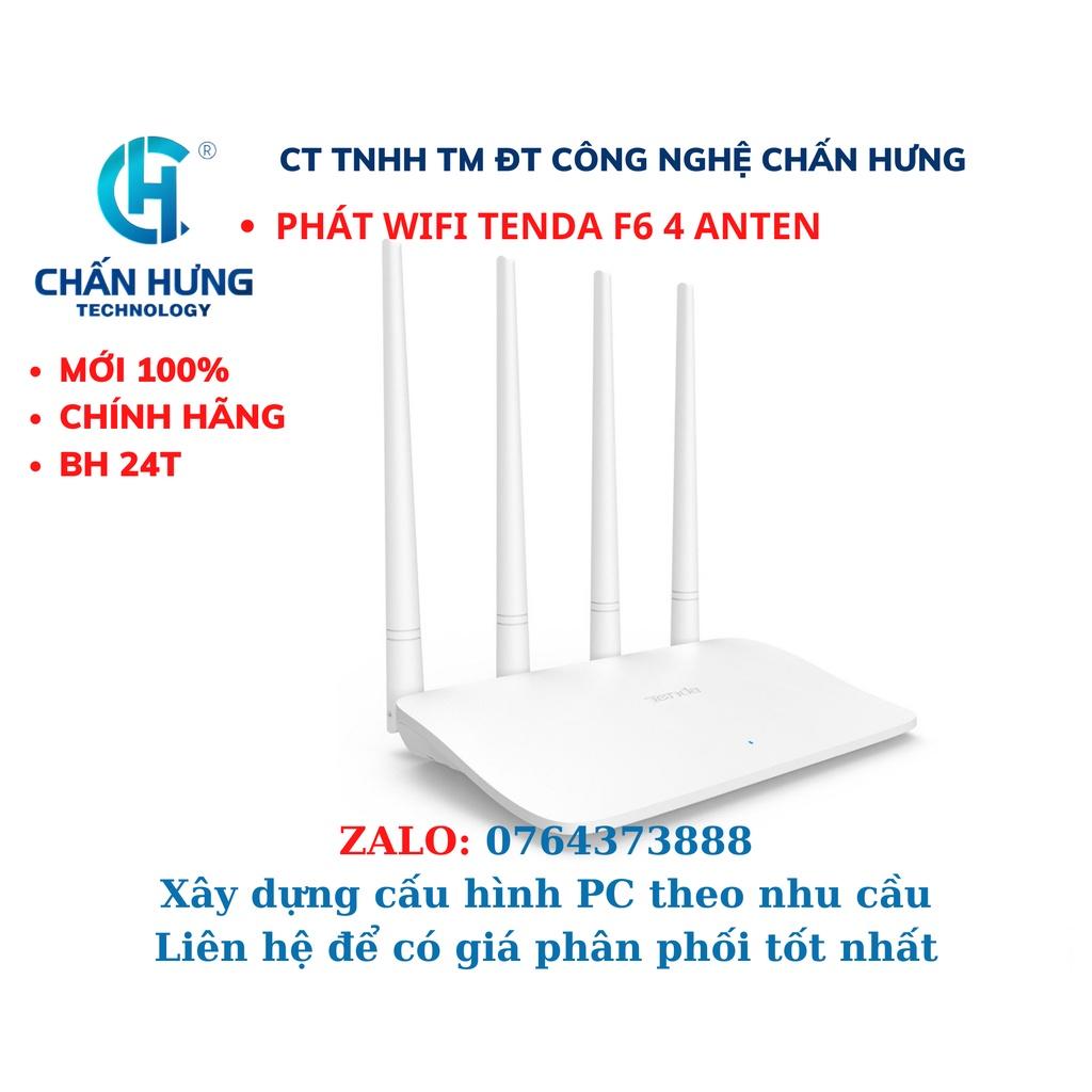 PHÁT WIFI TENDA F6 4 ANTEN