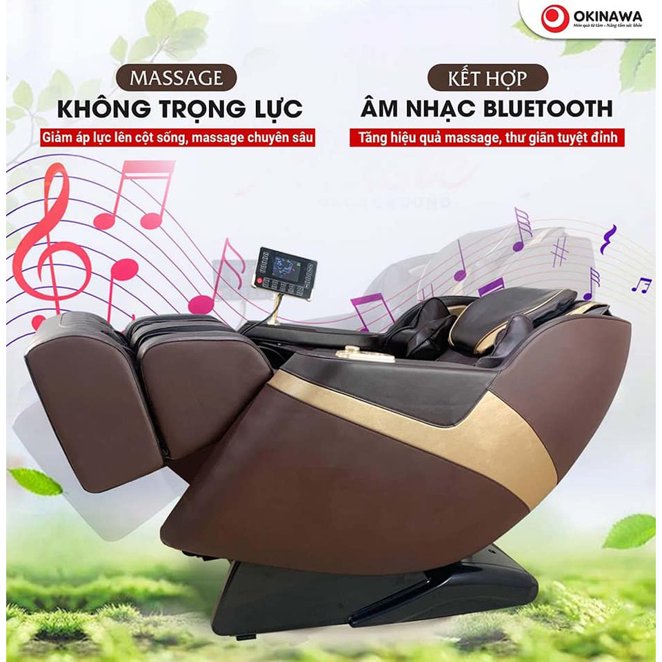 GHẾ MASSAGE OKINAWA OS 469 - CON LĂN MASSAGE 4D