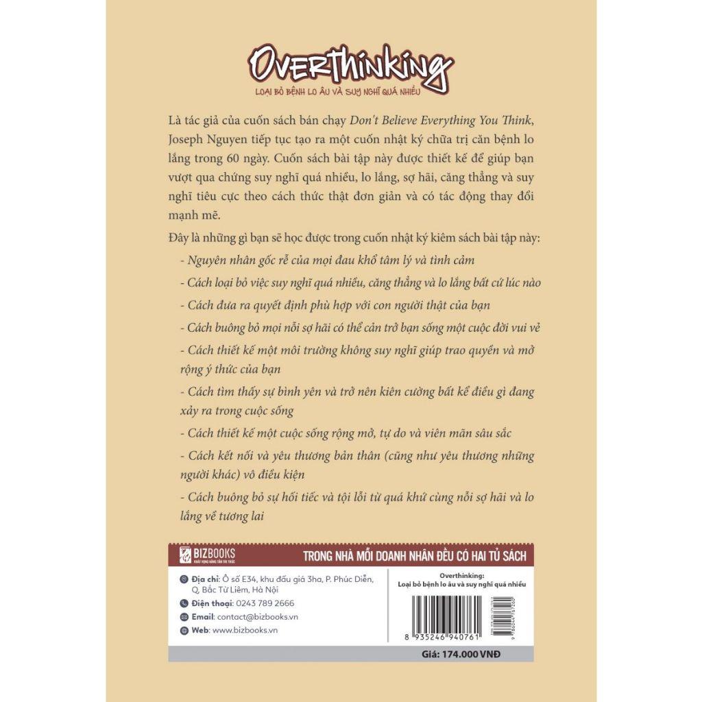 Overthinking - Loại Bỏ Bệnh Lo Âu Và Suy Nghĩ Quá Nhiều - Bản Quyền