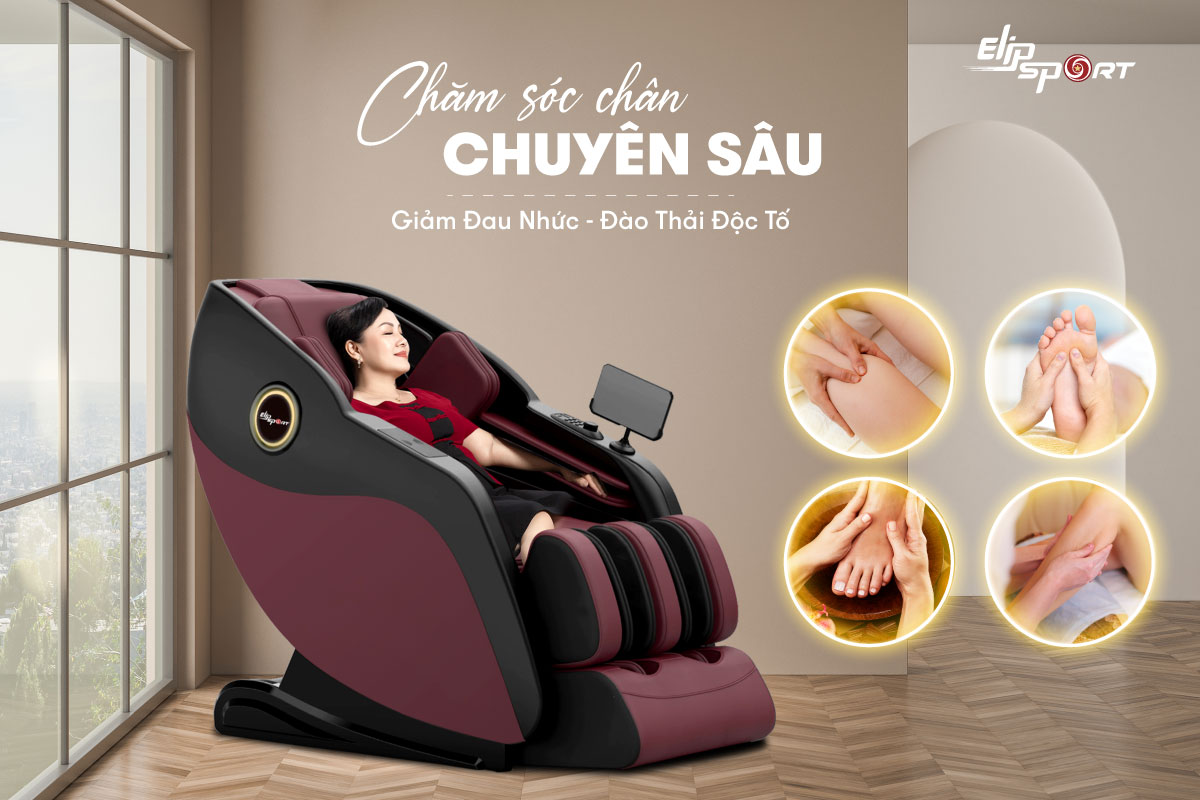 Ghế Massage Toàn Thân ELIP D5 Công nghệ 2D Plus