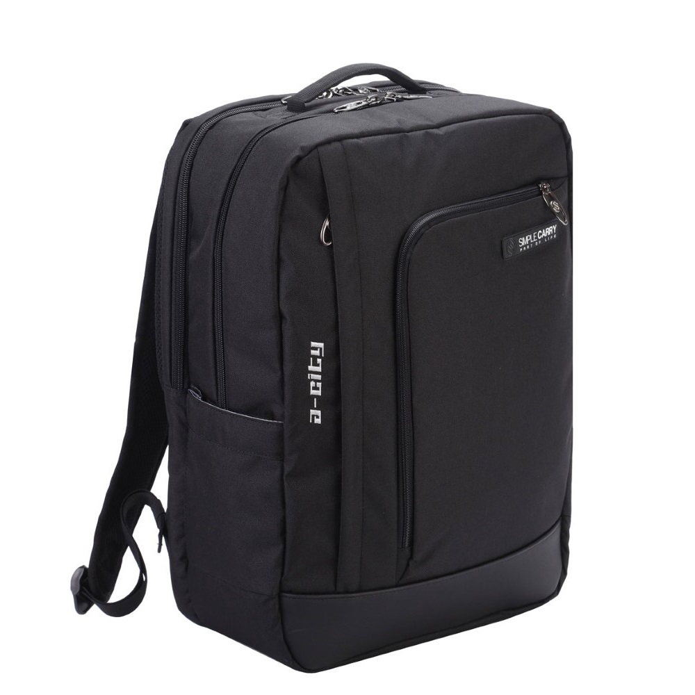 Balo laptop Simplecarry A-City 2 - Black