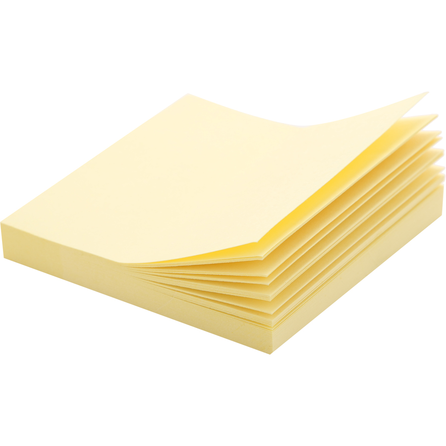 Bộ 3 Xấp Giấy Note Vàng Baoke 1005 - 76 x 76 mm (100 sheets/Xấp)