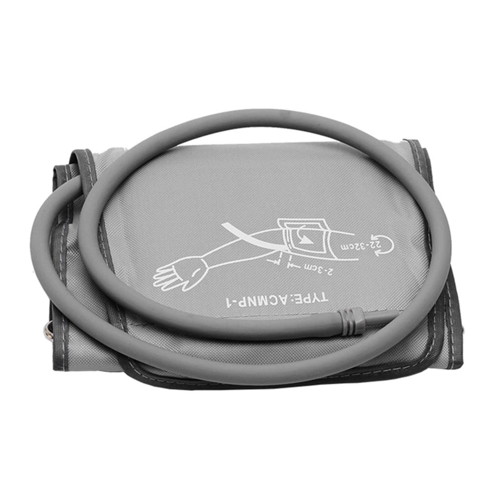Adult Large Arm Blood Pressure Monitor Cuff Replacements Gray